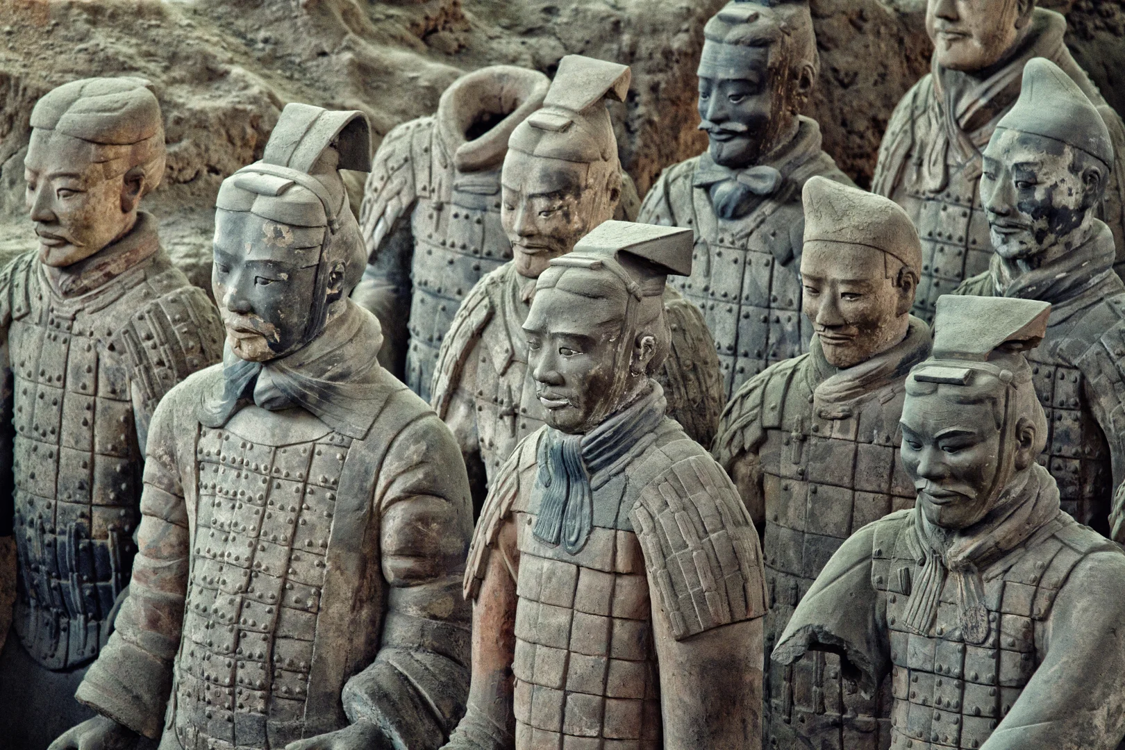 In China, a tourist damaged two statues of a terracotta army by breaking through a fence