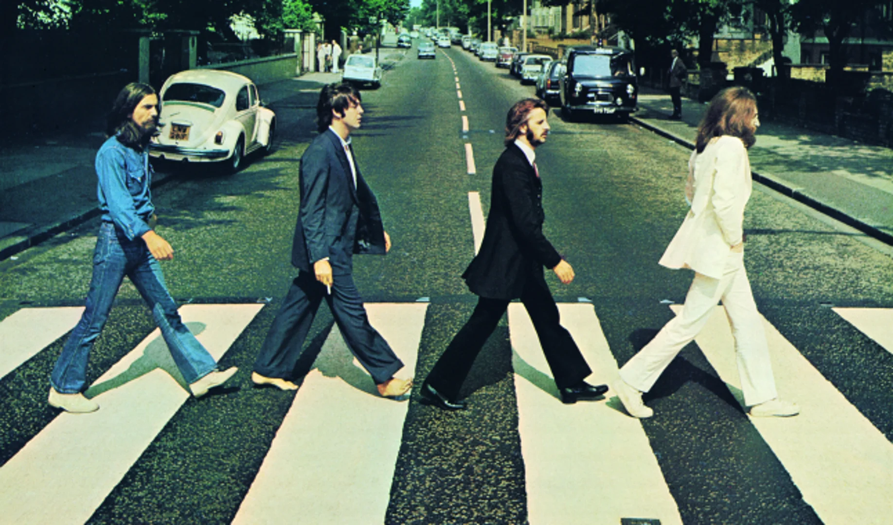Photo of the day: The Beatles Crossing Abbey Road