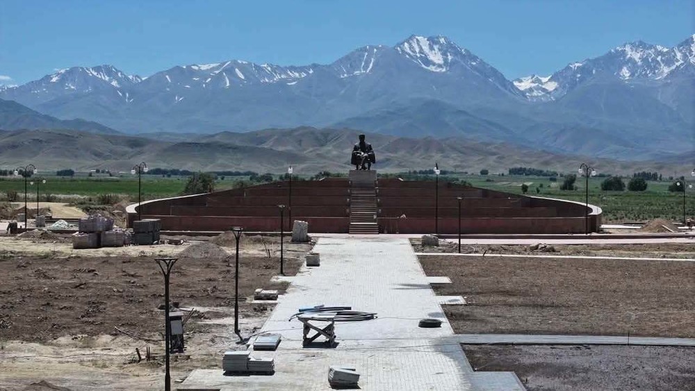 The Aitmatov Memorial Complex in Talas is 70 percent complete.