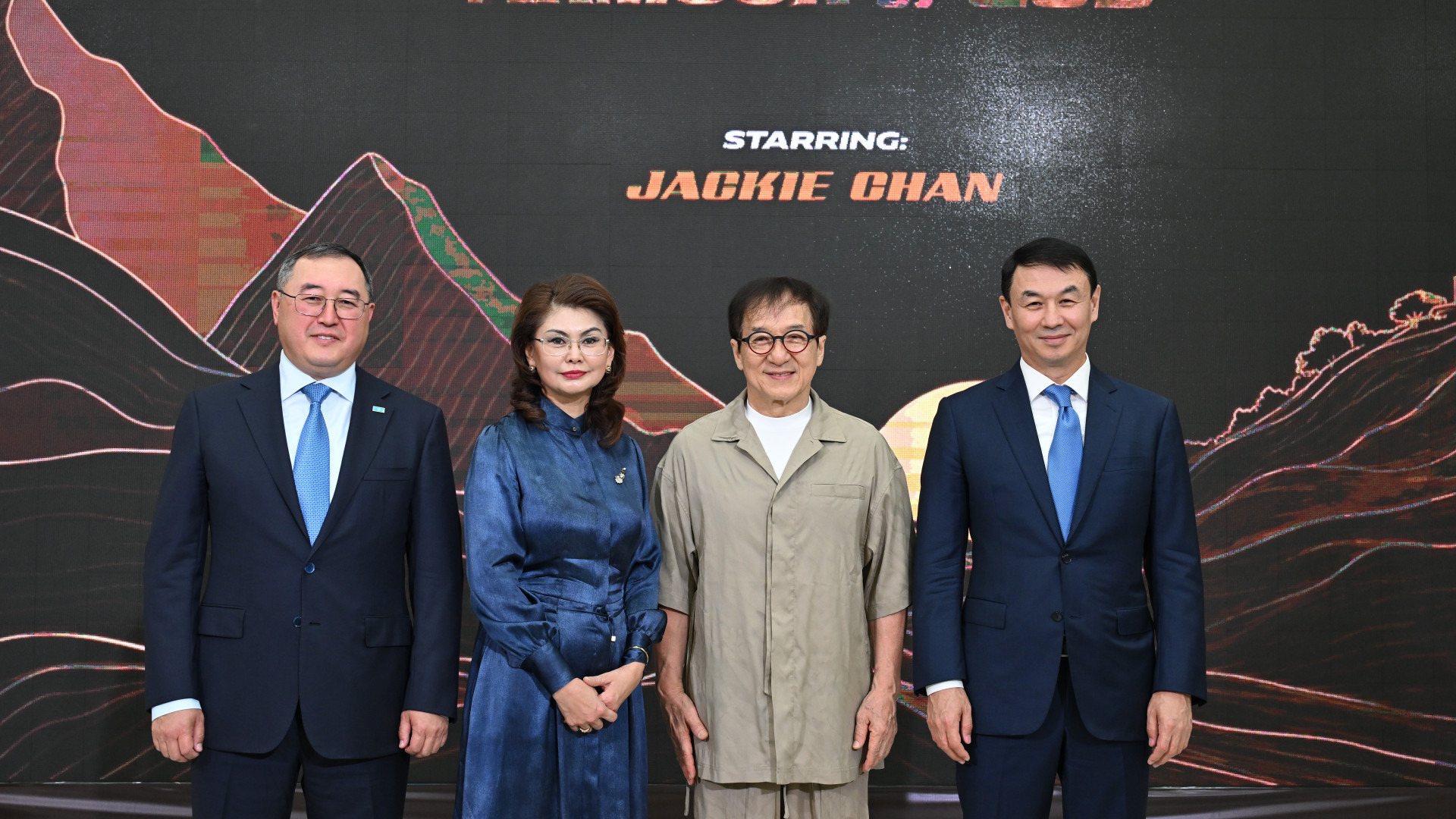Jackie Chan arrived in Almaty for the launch of a new action film shoot.