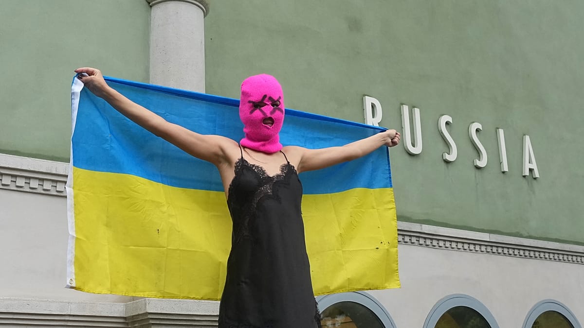 The EU has suspended funding for the Venice Biennale over Russia.