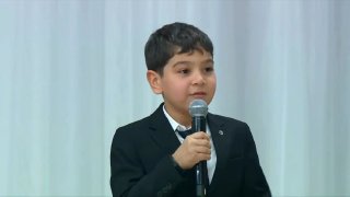 Shavkat Mirziyoyev Impressed by Duo of Young Actors