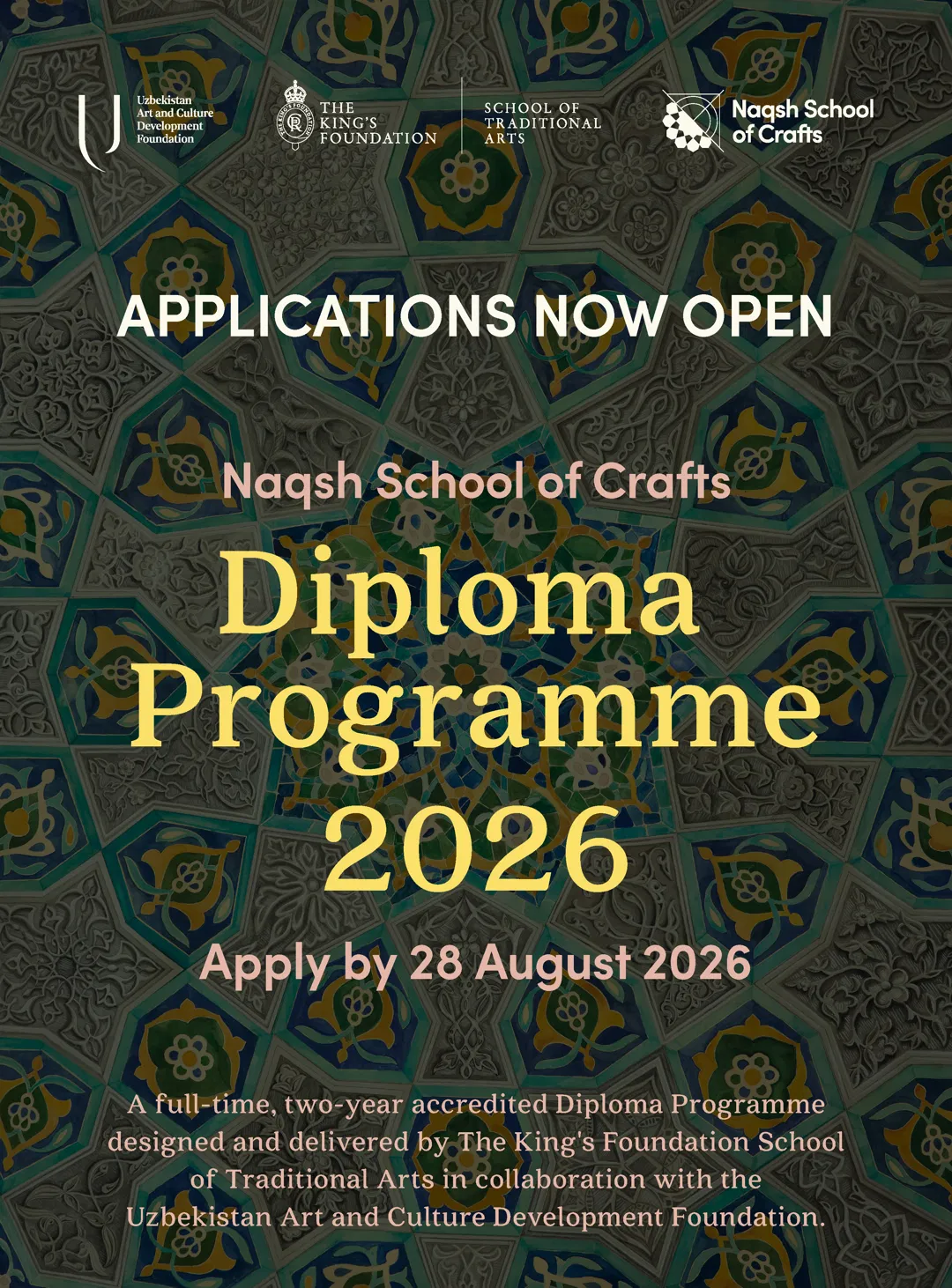 Naqsh School of Crafts is Now Accepting Students for its Diploma Programme