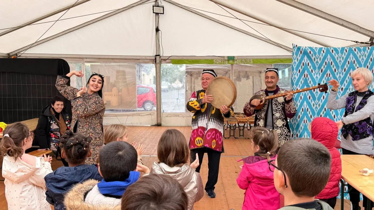 The Bukhara orchestra performs at a festival in France