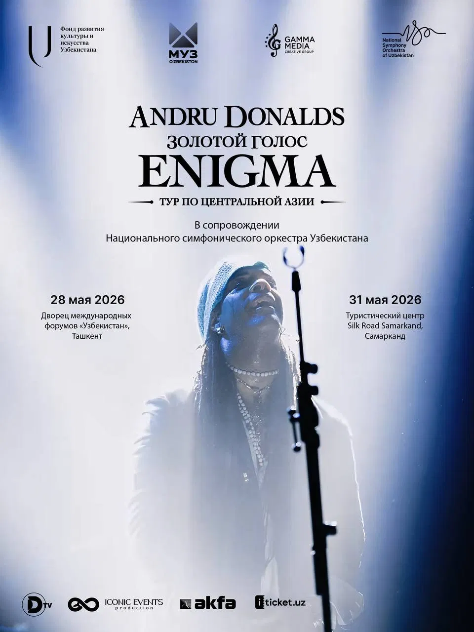 Andru Donalds to Perform in Uzbekistan