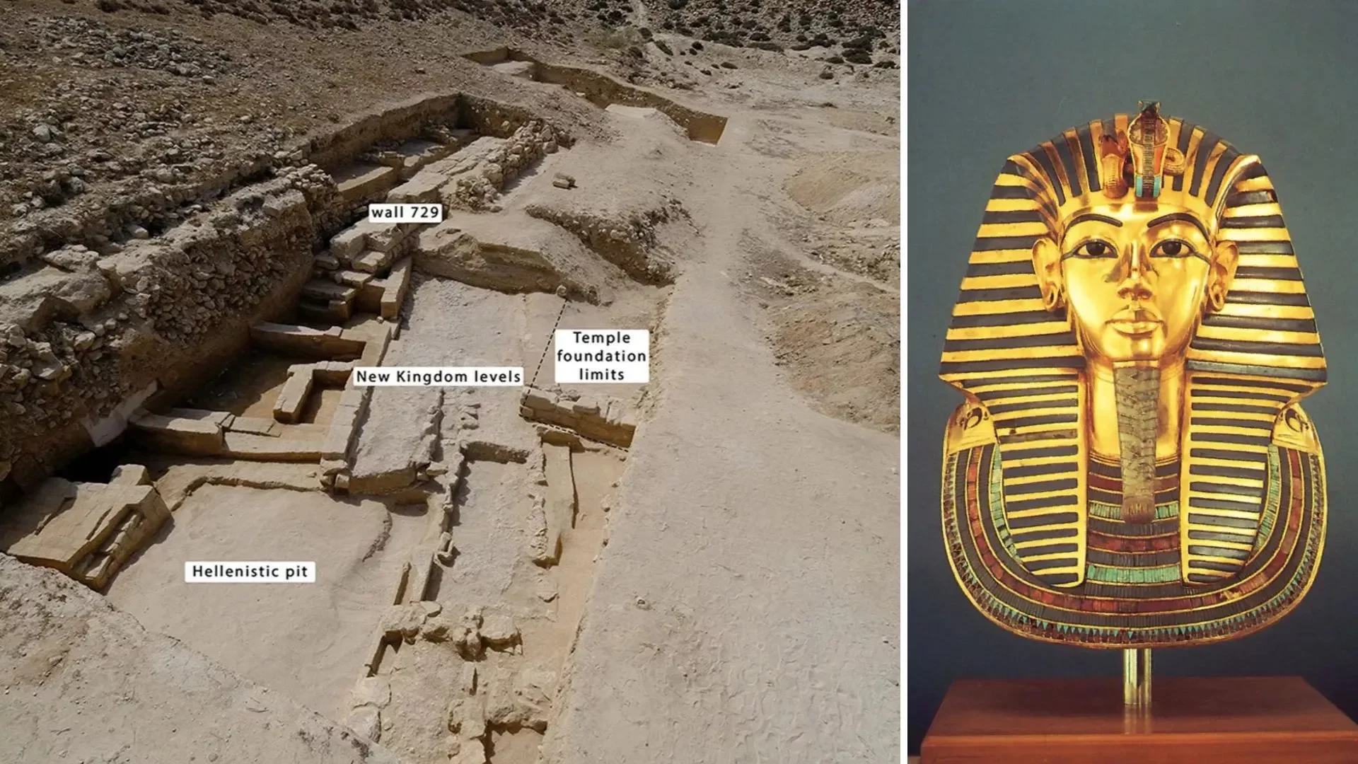 An ancient city associated with Tutanhamon was discovered in Egypt