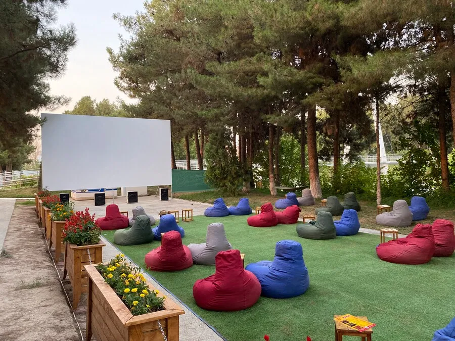 Outdoor film screenings in the Japanese Garden