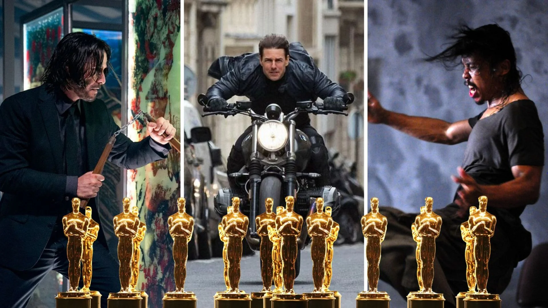 The "Oscar" award will introduce a nomination for the best stunt work for the first time.