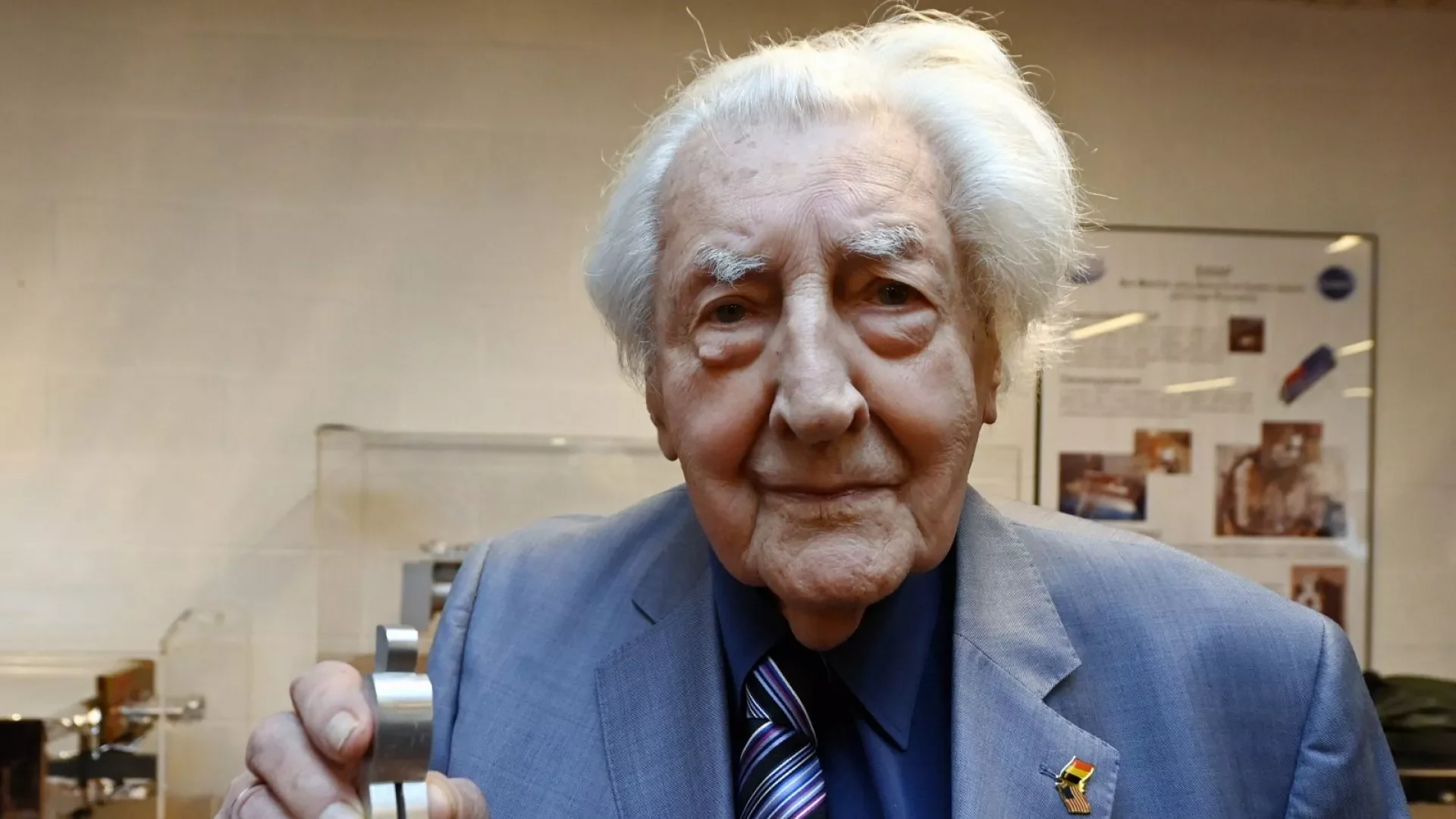 The world's first artist whose work ended up on the moon has passed away