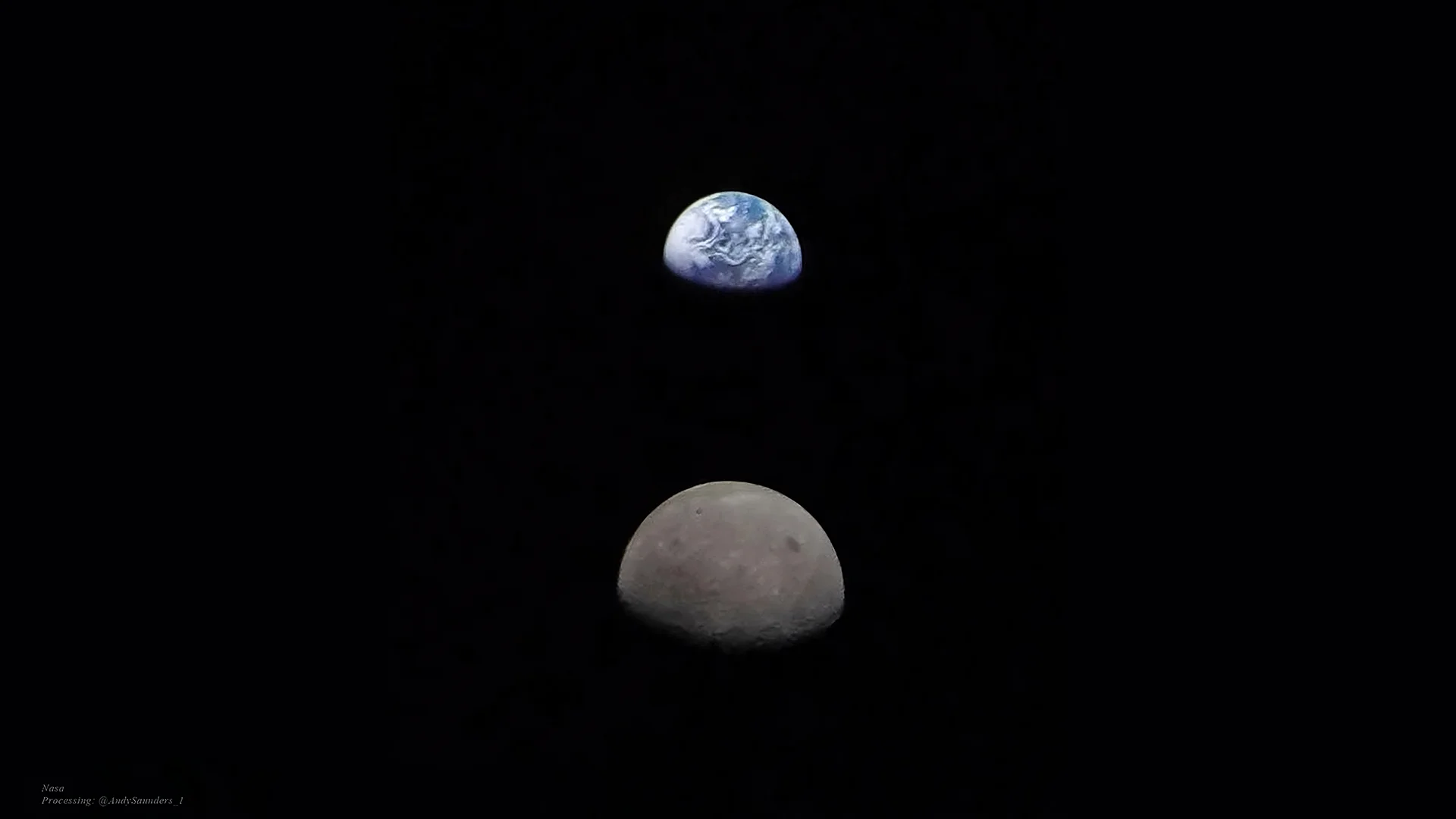 Photo of the day: Earth and Moon