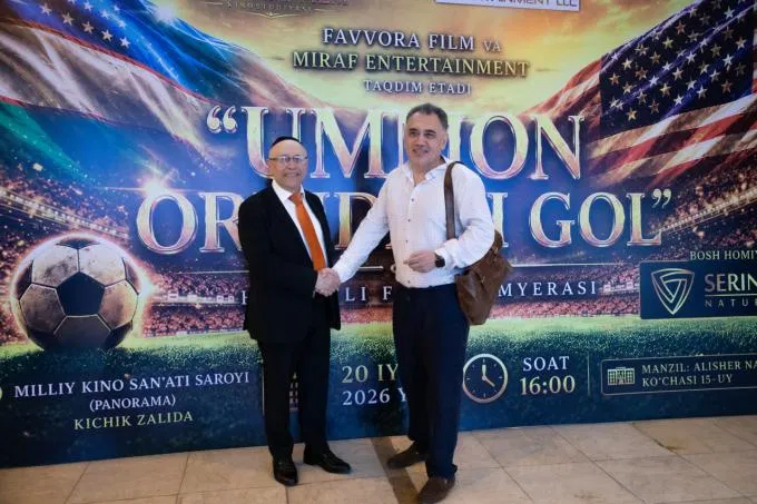 The premiere of the film "Goal Across the Ocean" brought together Tashkent and the American diaspora.