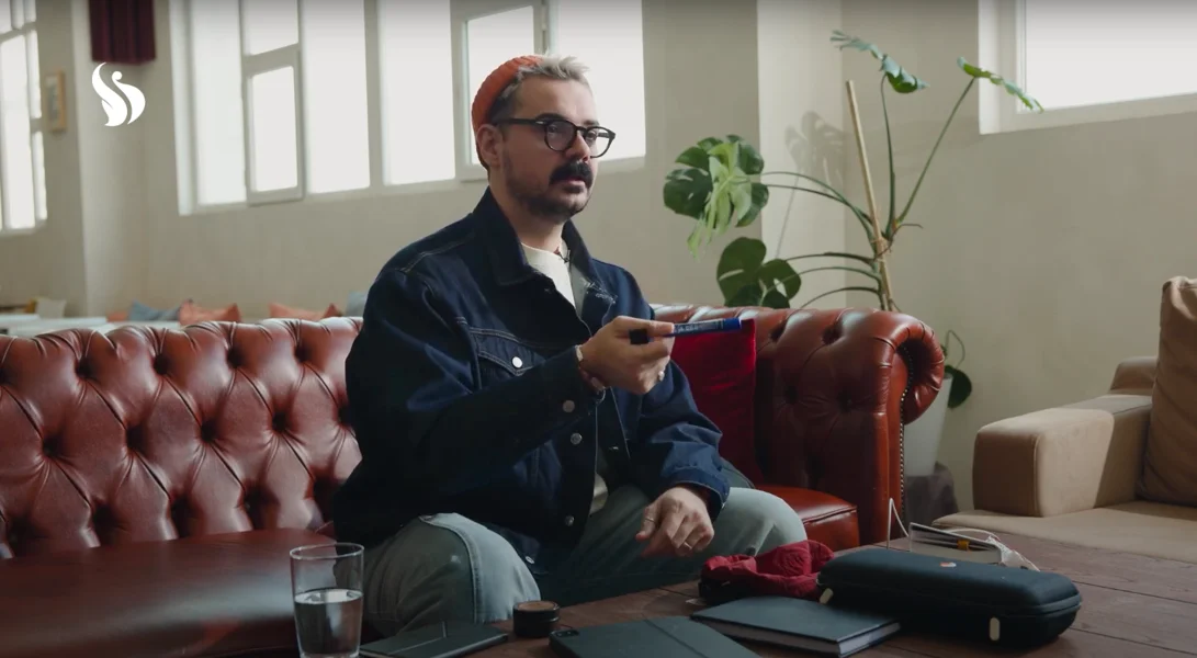 Oscar Dzhalilov. Frame from video.