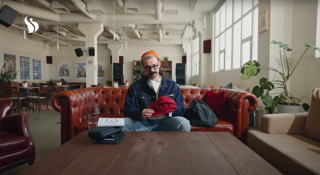 Oscar Dzhalilov. Frame from video.