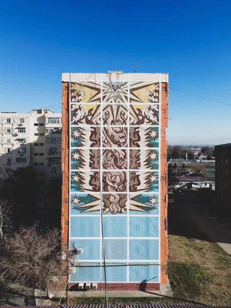 Suvsoz (Vodnik) massividagi mozaikali uy. Foto: Filipp Moyzer