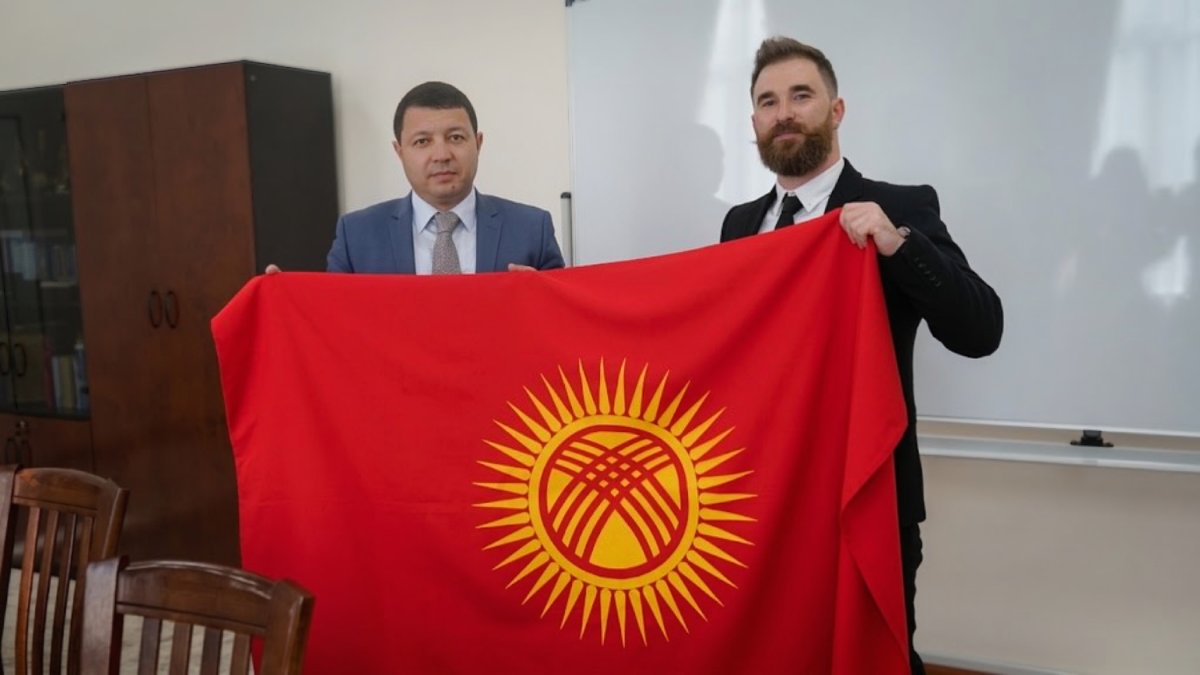 Встреча Михаила с Мирбеком Мамбеталиевым, министром культуры Кыргызстана