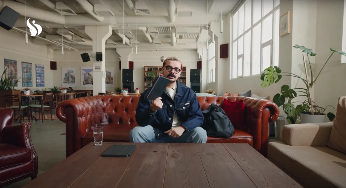 Oscar Dzhalilov. Frame from video