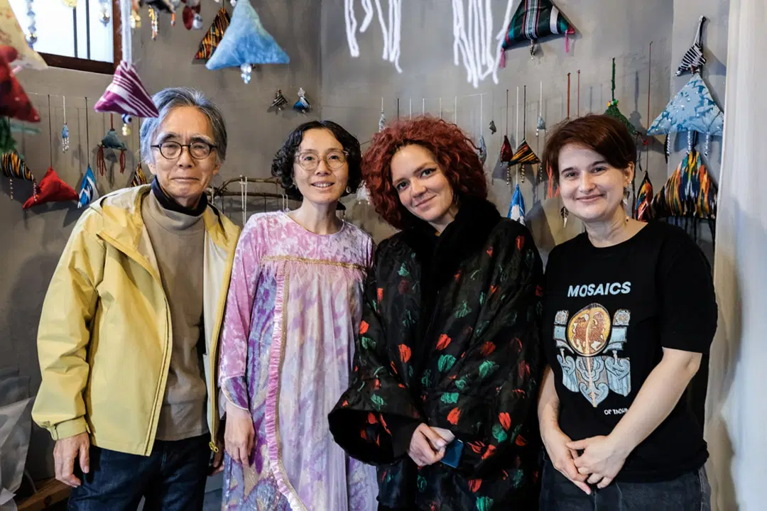 Такаси Джоно, Моека Симомура, Анна Григорьянц, Ольга Керимова в Осаке