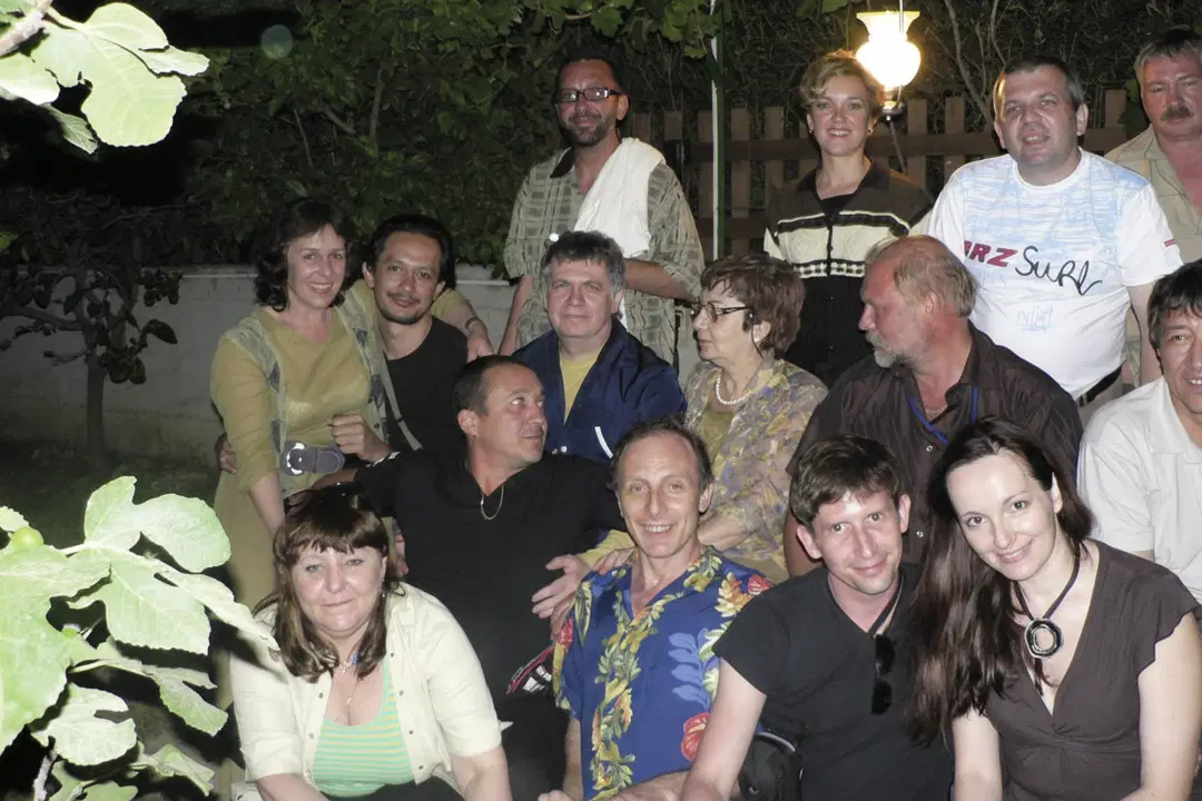 Встреча ильхомовцев дома у М. Сорского во время гастролей «Ильхома» в Израиле в 2007-м году