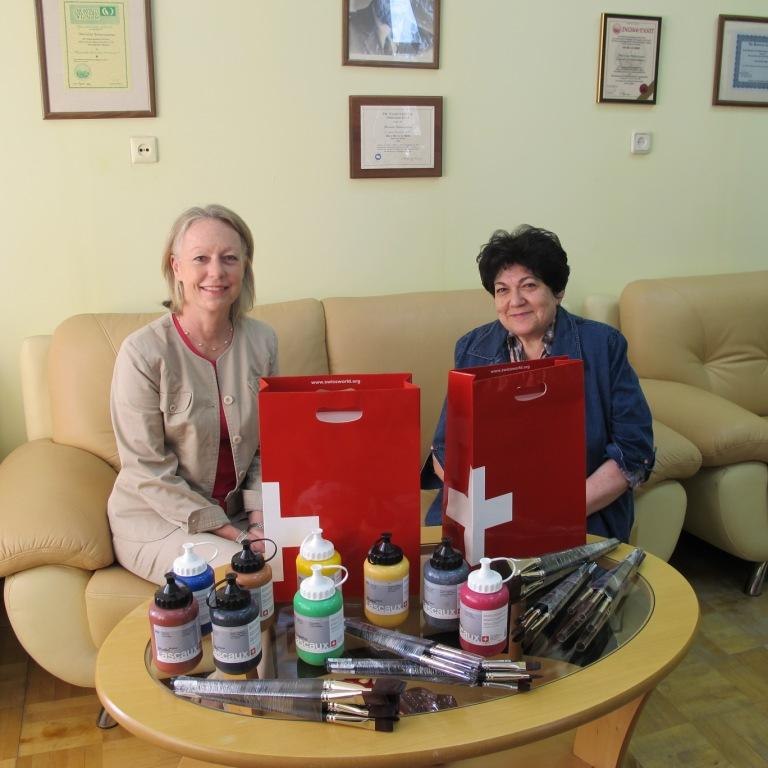 Посол Швейцарии, член Правления Friends of the Nukus museum. Нукус, октябрь, 2005 год